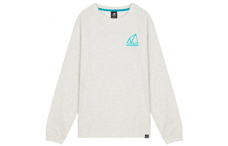New Balance All Terrain Long Sleeve Top 'White Blue' MT11584-SAH