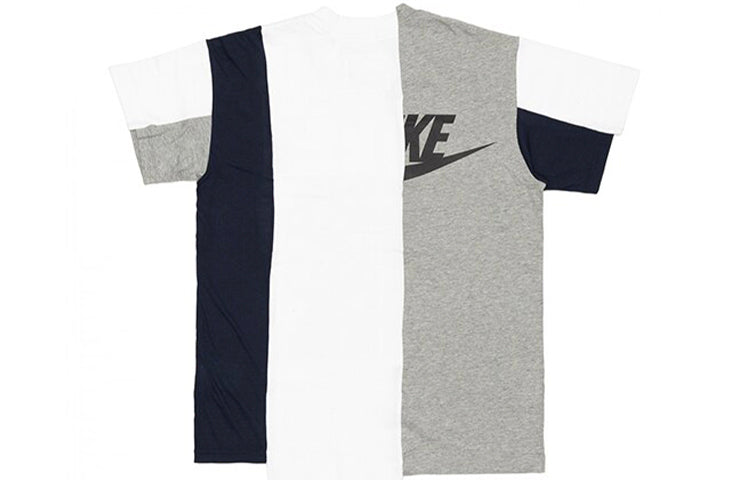 (WMNS) Nike x sacai Hybrid T-Shirt 'Canyon Gold Obsidian' CD6310-711