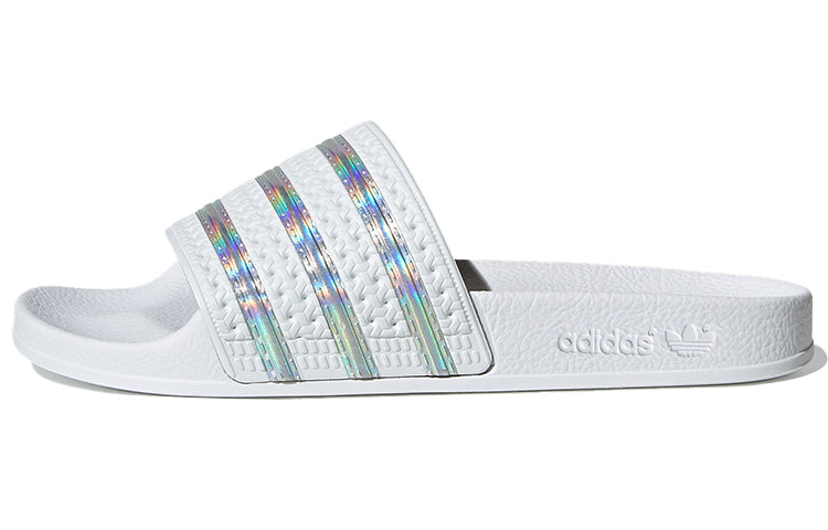 (WMNS) adidas Adilette Slide 'White Iridescent' FV0041