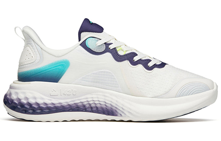 ANTA Runninng Series Sneakers 'White Green Purple' 112145556S-4