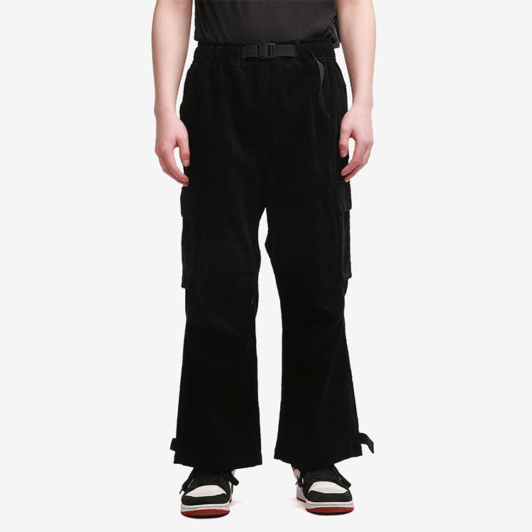 adidas Ub Pnt Cdr Sports Cargo Pocket corduroy Long Pants Black GP0878