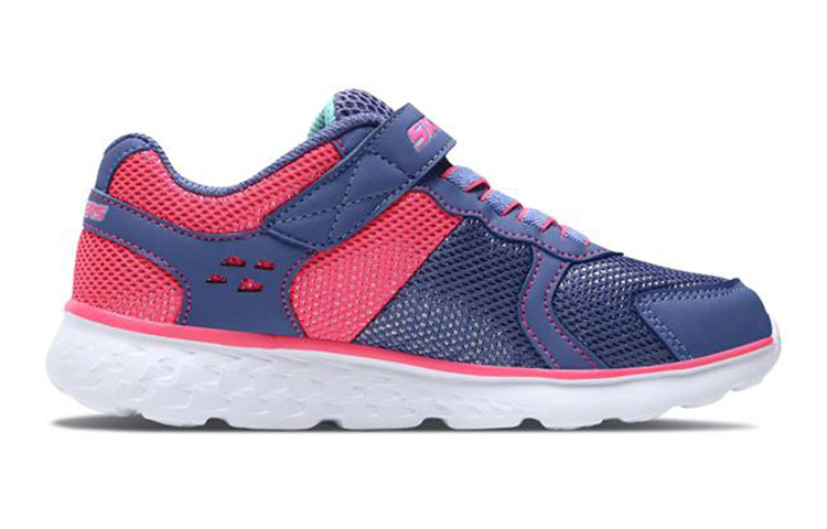 Skechers Go Run 400 Sparkle Sprinters Low-Top Sneakers K Blue/Pink 81358L-BLNP