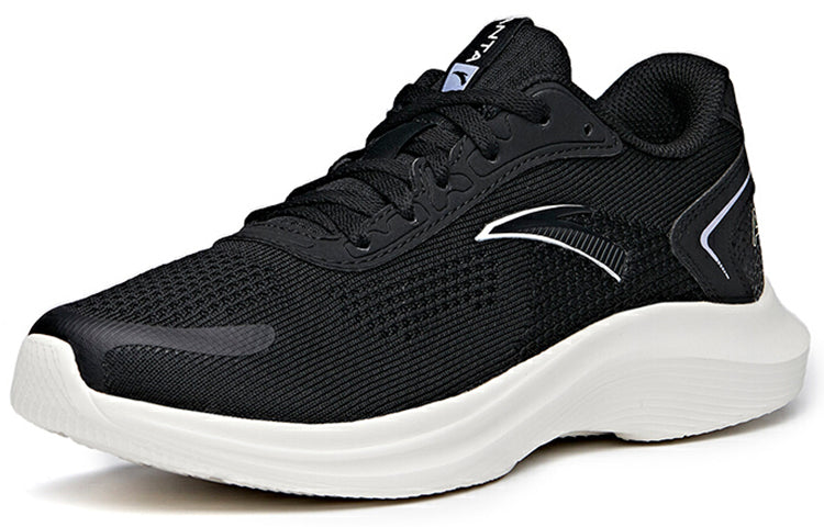 (WMNS) ANTA Running Series Sneakers 'Black White' 122135571-1