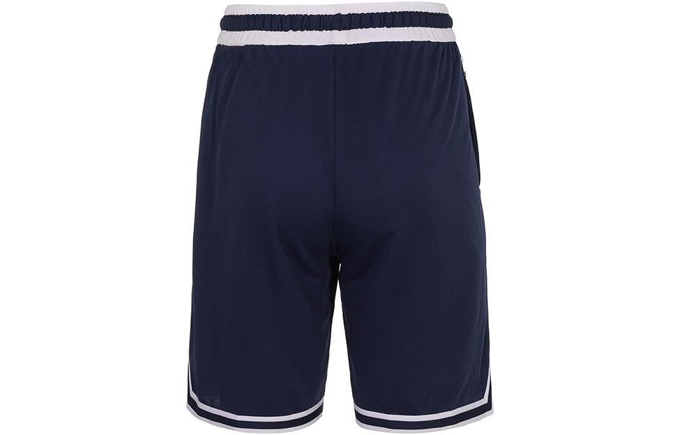 Men's Nike Dri-Fit DNA Logo Printing Stripe Drawstring Lacing Sports Shorts Deep Navy Blue DH7161-410