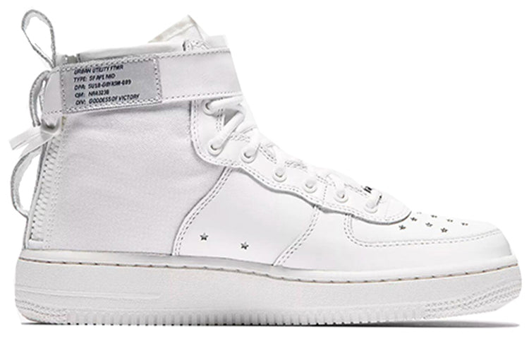 (GS) Nike SF Air Force 1 Mid QS 'Triple White' AR0690-100