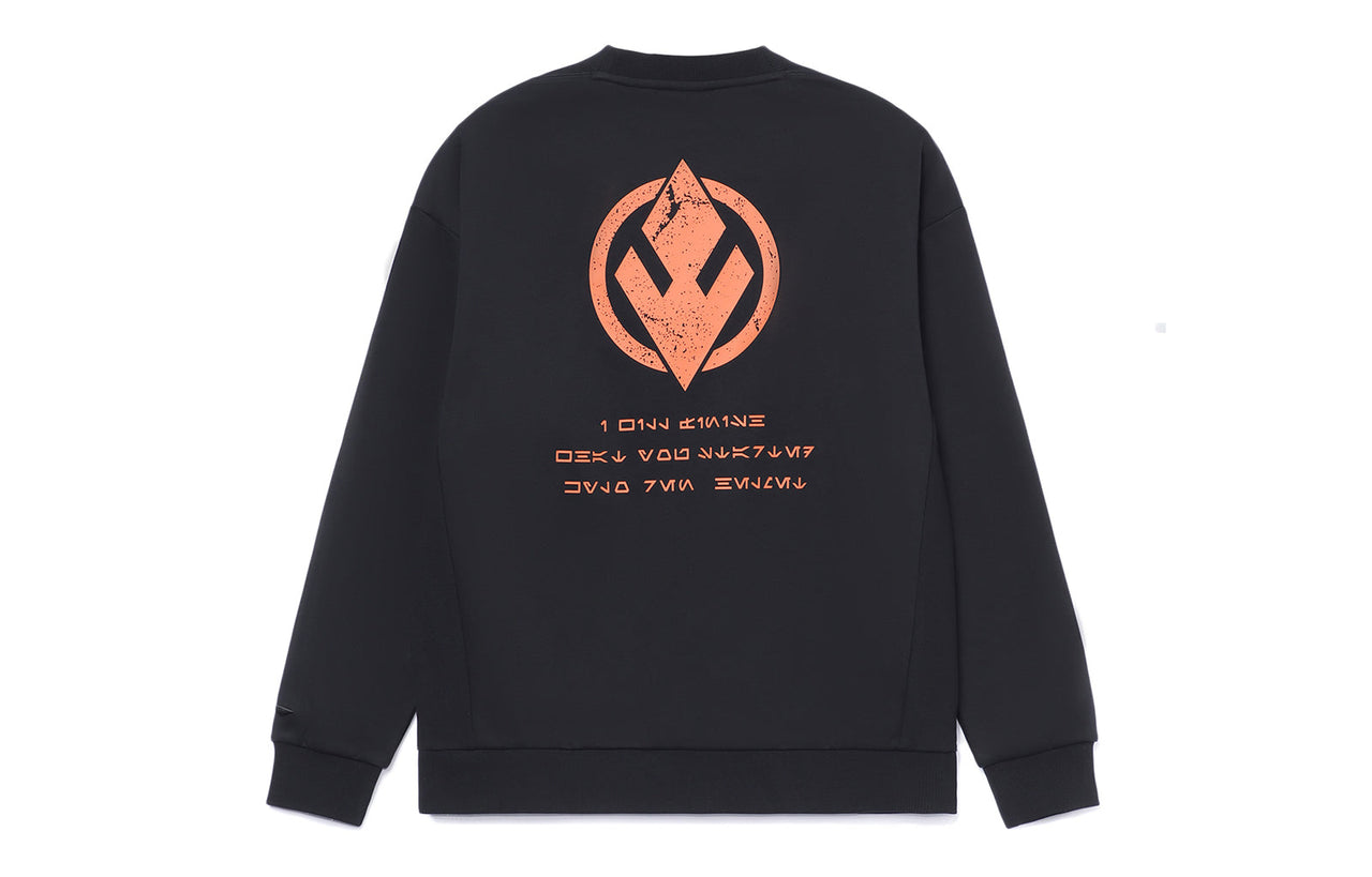 Li-Ning x Star Wars Graphic Sweatshirt 'Black' AWDRD57-5