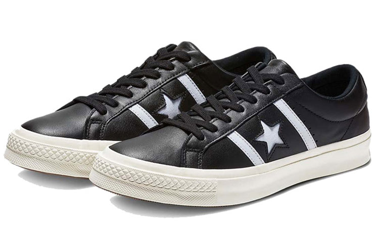 Converse One Star Academy Leather OX 'Black' 163757C