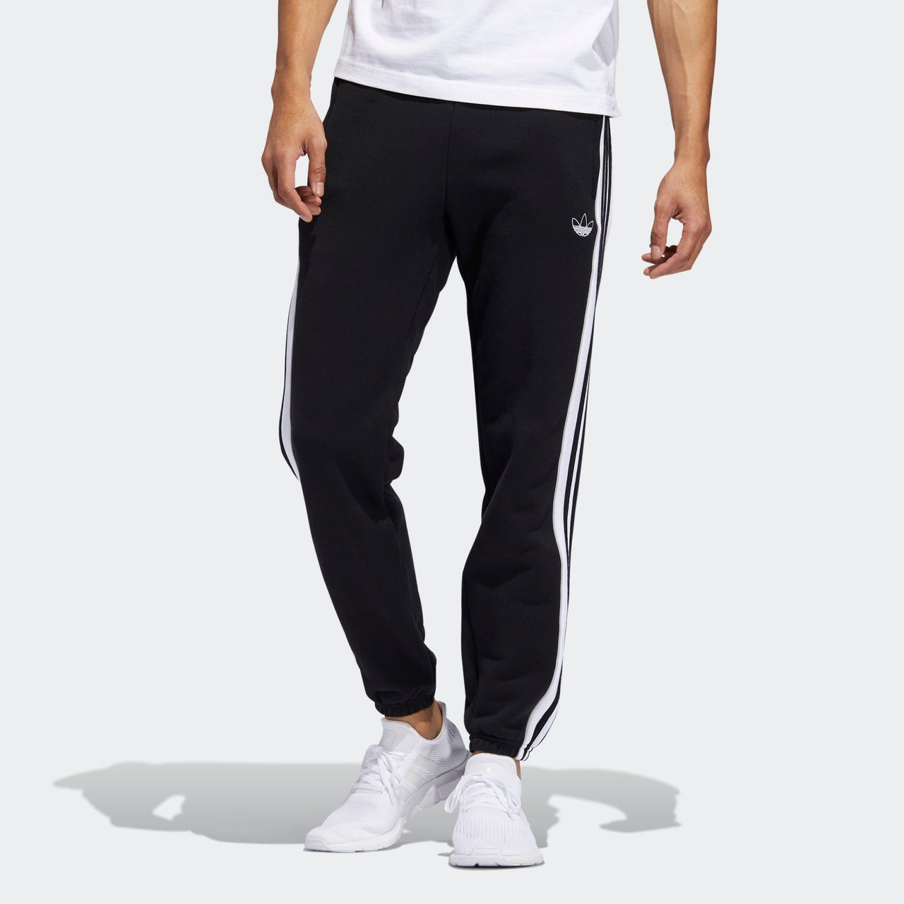 adidas originals 3-Stripe Panel Sweatpants logo ED6255