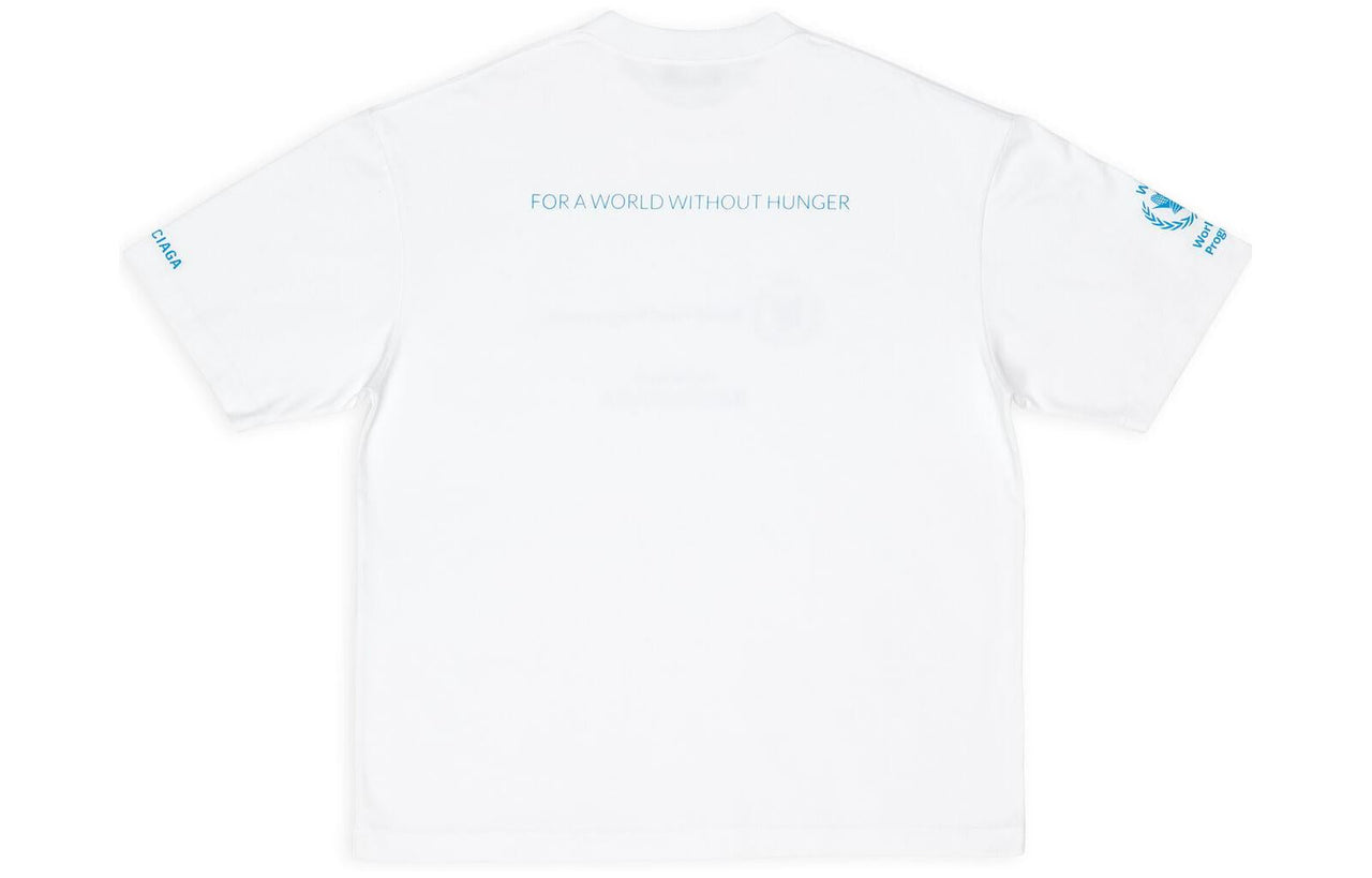 Balenciaga x WFP T-Shirt Medium Fit 'White' 612966TMVL29086