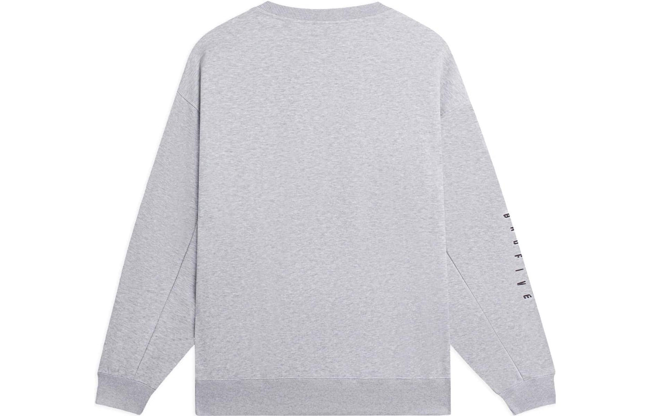 Li-Ning BadFive Graphic Sweatshirt 'Grey' AWDSC01-1