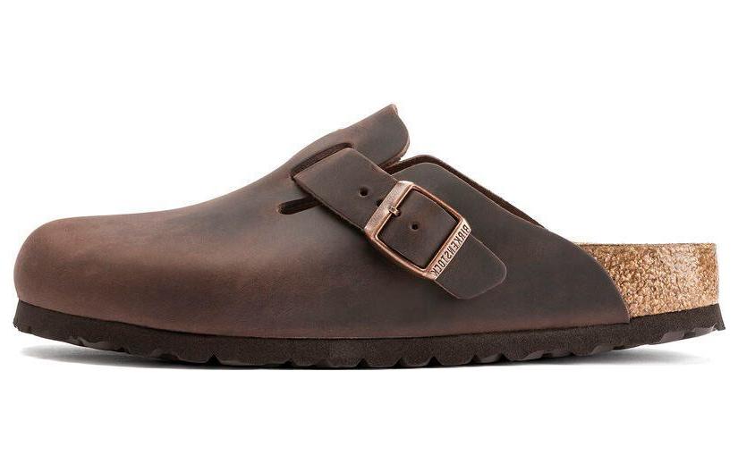 Birkenstock Boston Narrow 'Oiled Leather Habanna' 0860133