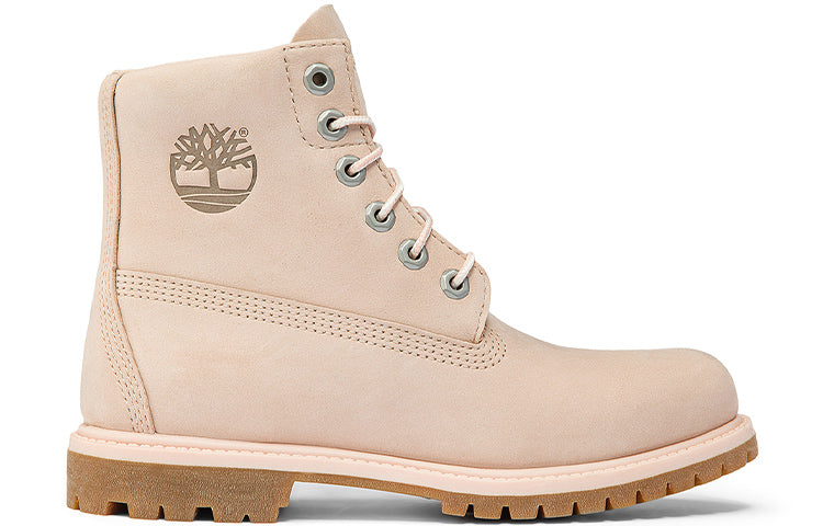 (WMNS) Timberland Paninara Collarless 6 Inch Waterproof Boots 'Light Pink Nubuck' A2KQM662