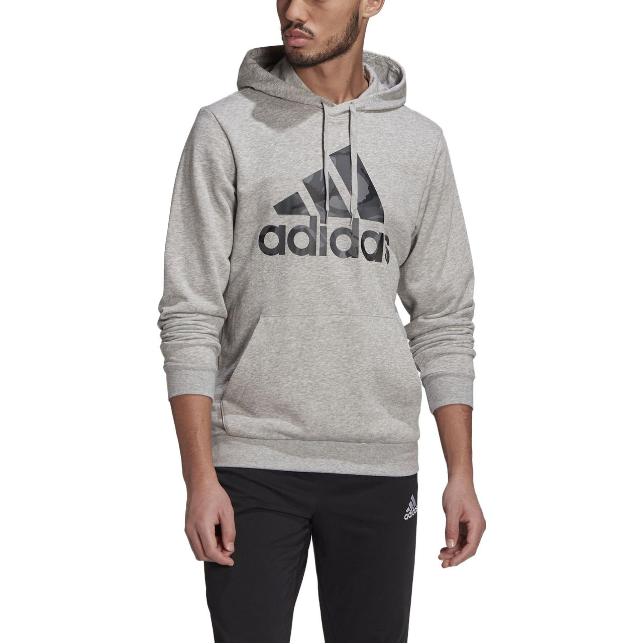 adidas Camouflage Hoodie 'Medium Grey Heather' GL0020