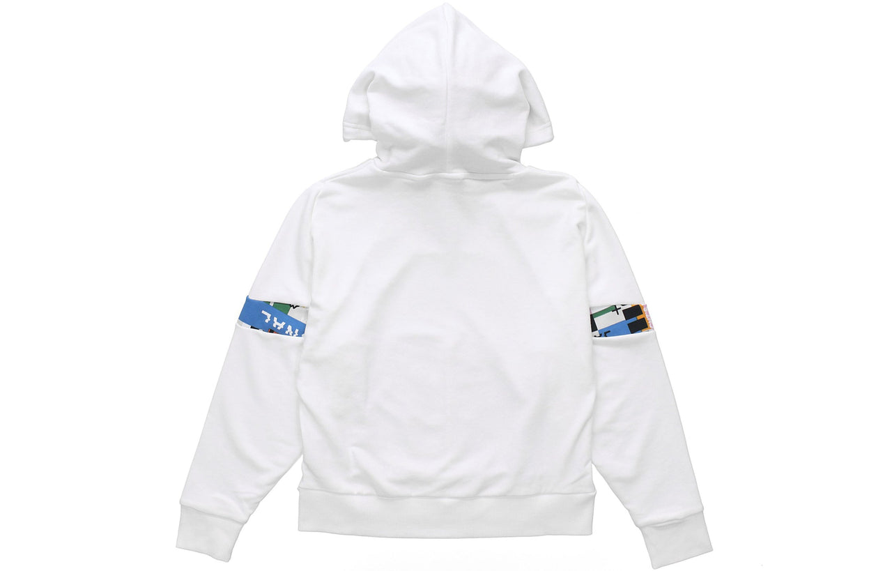 (WMNS) PUMA International Hoodie 'White Black' 531351-02