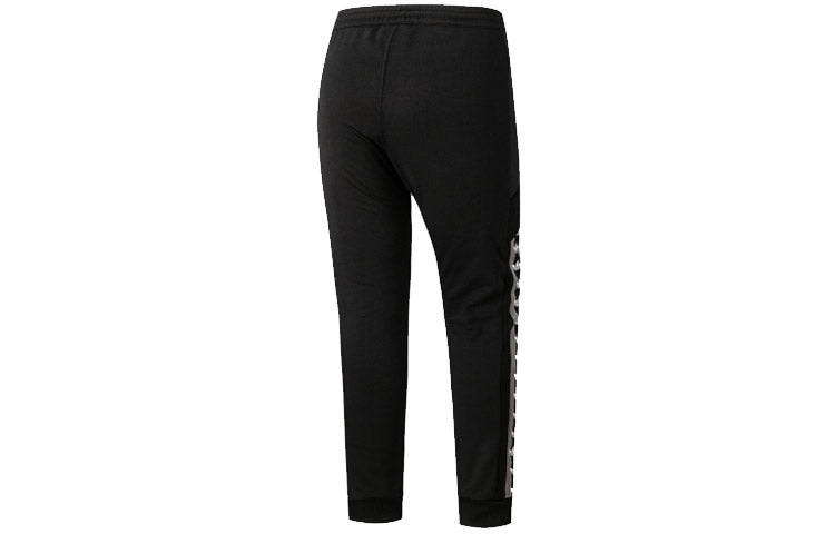 adidas Oe Tape Pant Casual Elastic Waistband Sports Long Pants Black FS5024