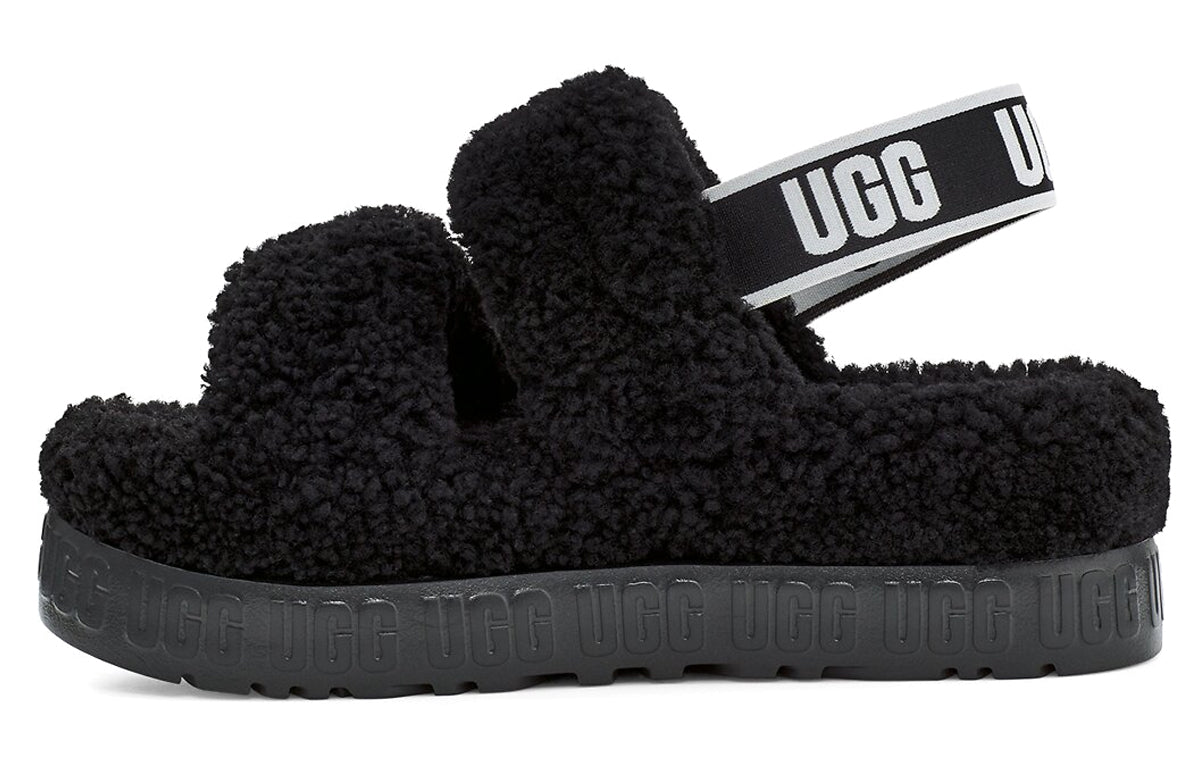 (WMNS) UGG Oh Fluffita 'Black' 1120876-BLK