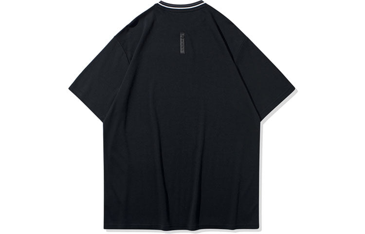 Li-Ning Wade Logo Loose Fit T-shirt 'Black' AHSQ159-1