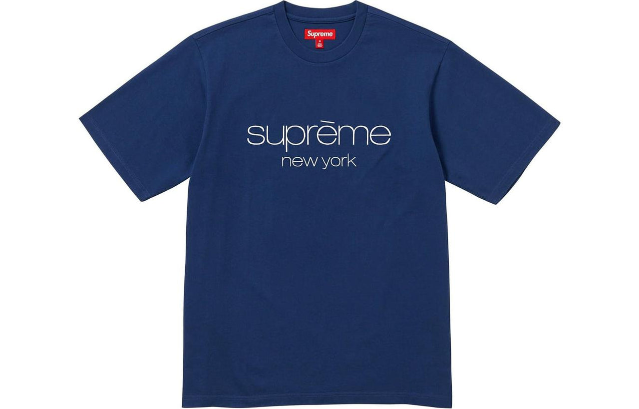 Supreme FW23 Week3 Classic Logo T-shirt 'Navy' SUP-FW23-070