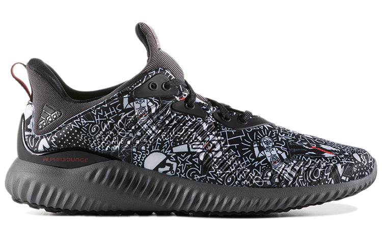 (GS) adidas Alphabounce Starwars 'Black Grey' BW1117