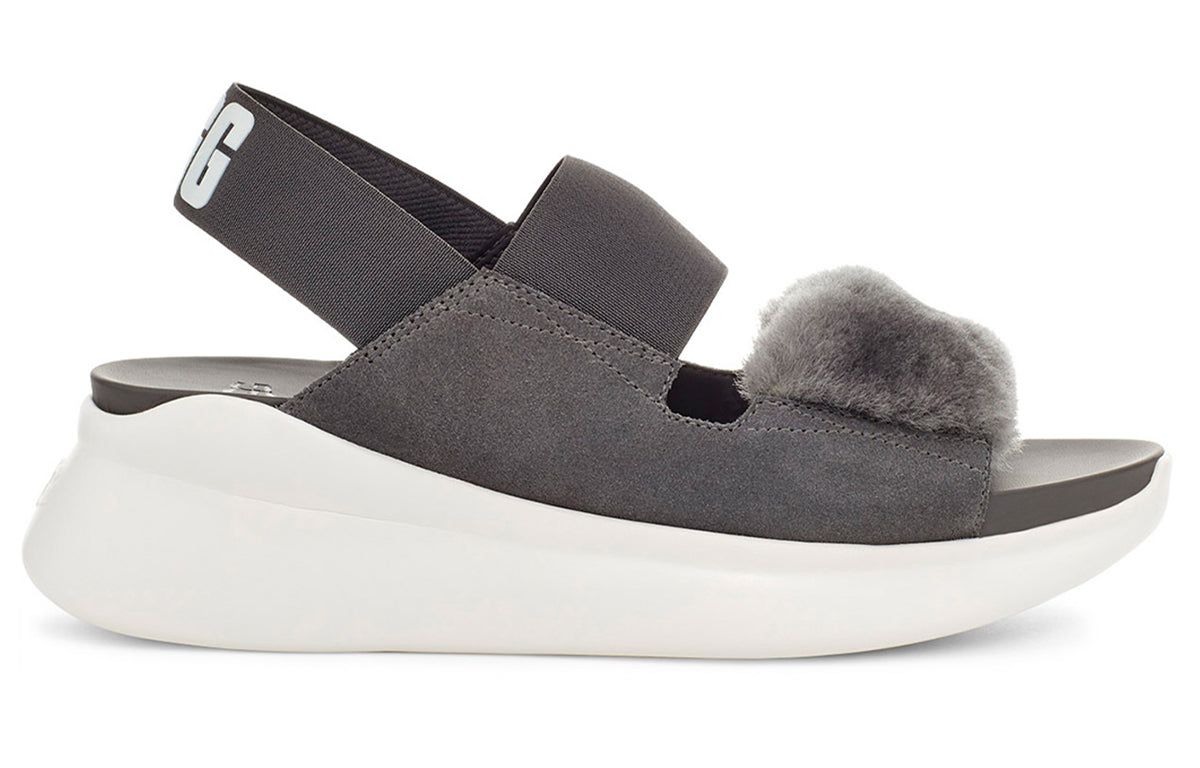 (WMNS) UGG Silverlake Gray Sandals 1101919-CHRC
