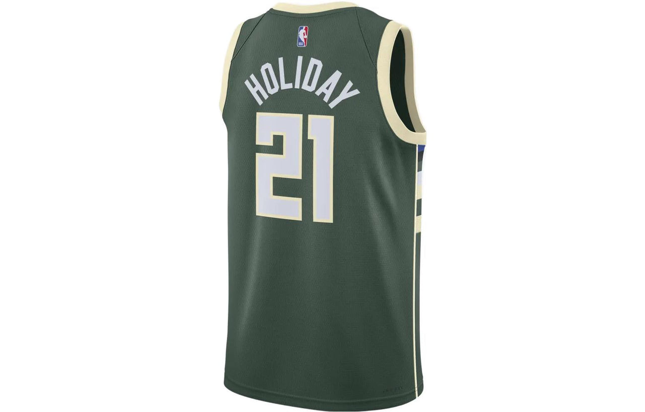 Nike Dri-FIT NBA Milwaukee Bucks Jrue Holiday Icon Edition 2022/23 Swingman Jersey DN2012-326
