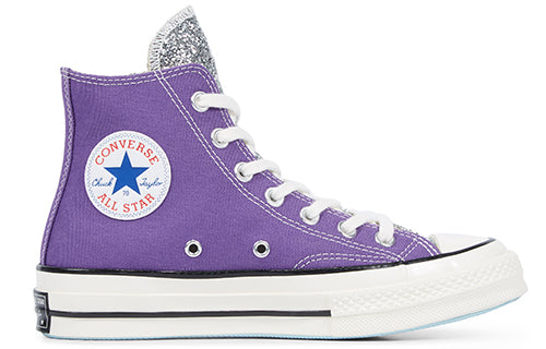 (WMNS) Converse Chiara x Chuck 70 High 'Silver Glitter Purple' 563832C