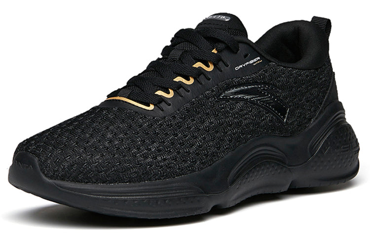ANTA Running Series Sneakers 'Black Yellow' 112145532-2