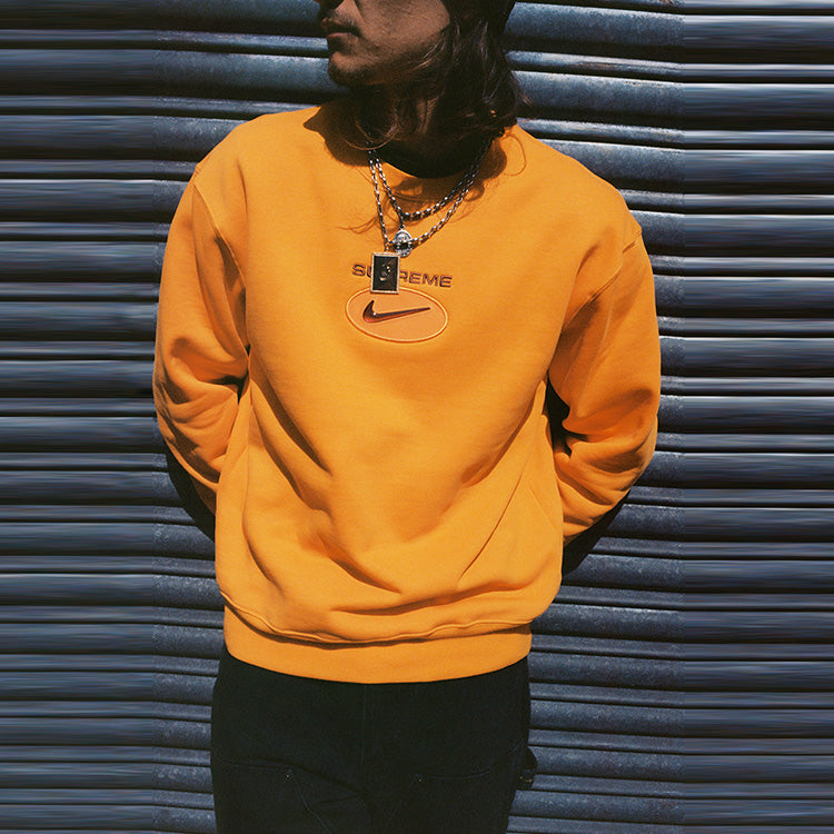 Supreme x Nike Jewel Crewneck Sweater 'Orange' SUP-FW20-065