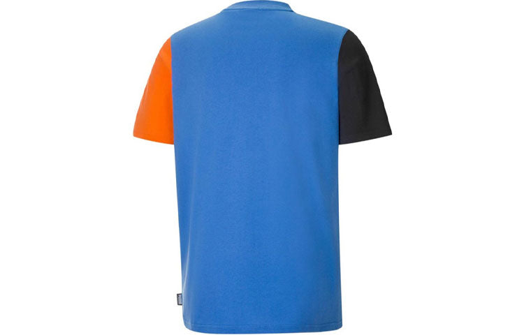 PUMA x Mr Doodle Crossover Casual Sports Round Neck Short Sleeve Blue 530652-83