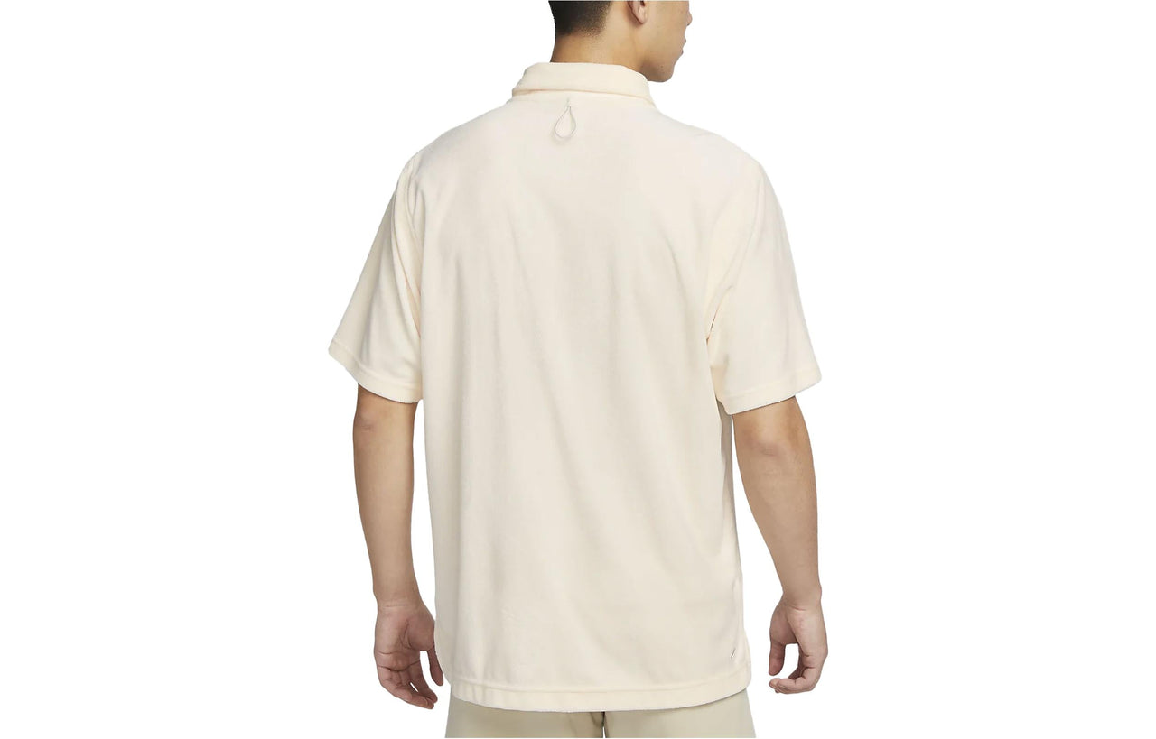 Nike Sportswear Logo Polo Shirt 'Beige' FN0465-118