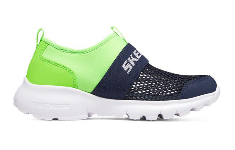 (GS) Skechers Razor Flex 'Black Green' 403776L-NVLM