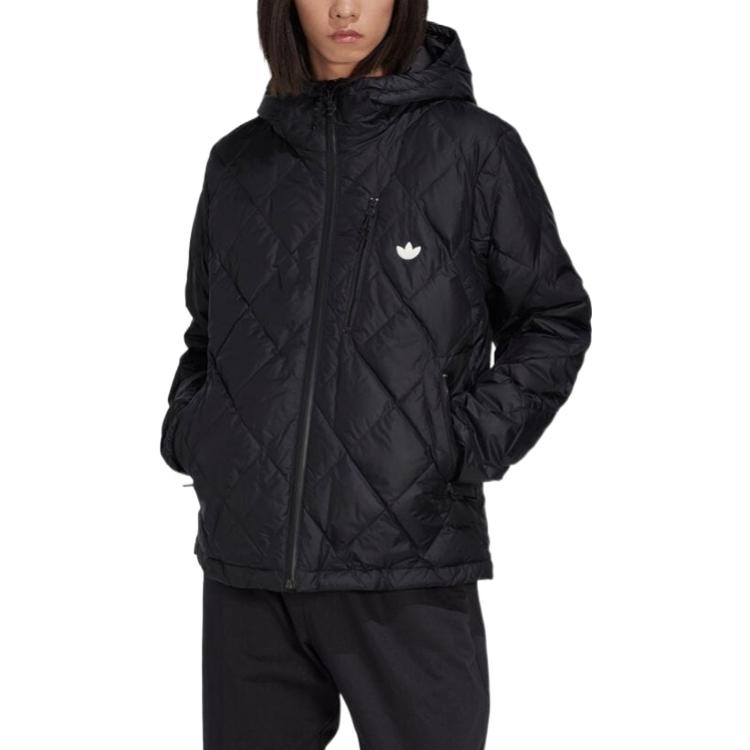 adidas Original Down Quilted Puffer Jacket 'Black' HL9205