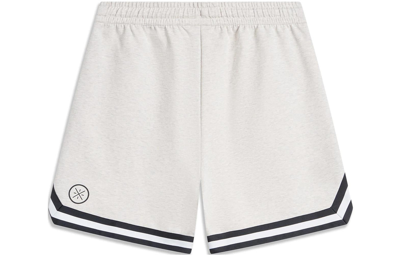Li-Ning Way Of Wade Graphic Shorts 'Light Grey' AKSU341-5