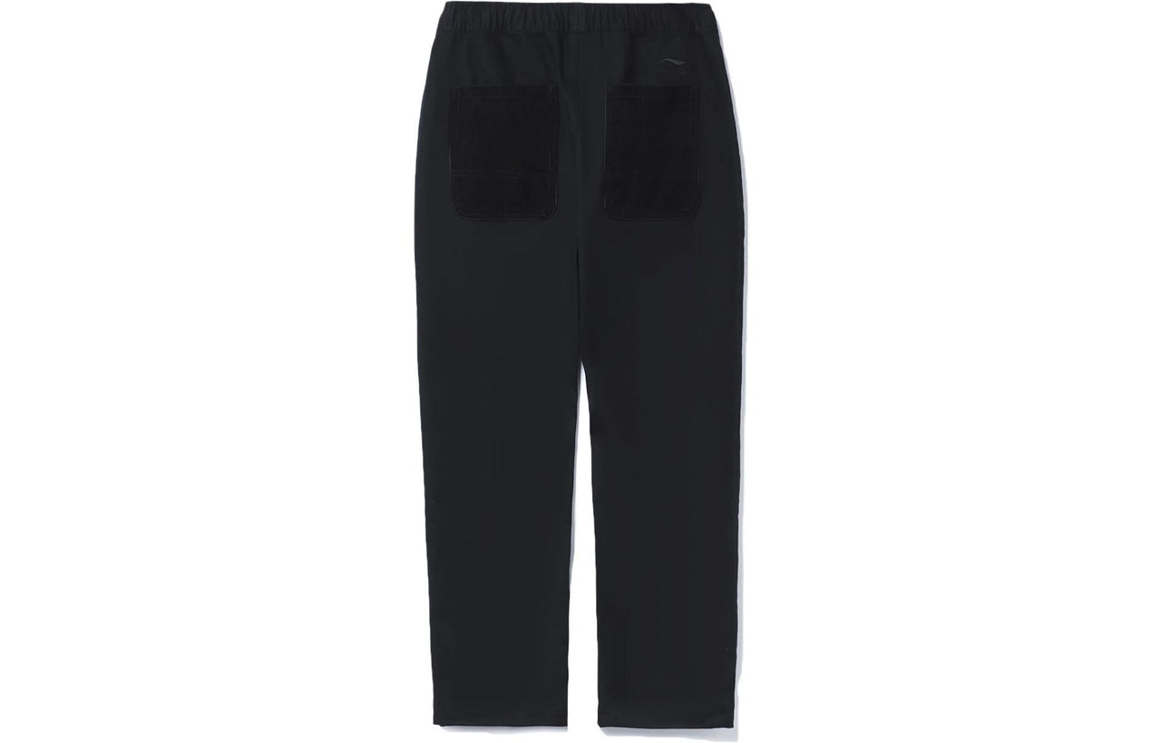 Li-Ning x Disney Graphic Straight Pants 'Black' AKXR425-2