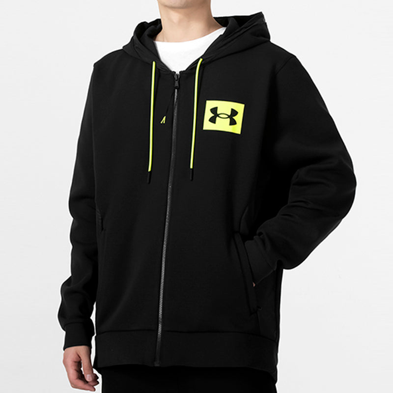 Under Armour Summit Knit Full-Zip Hoodie 'Black' 1366232-001
