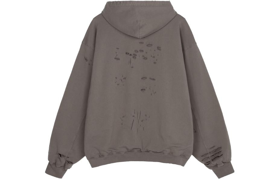 Balenciaga Caps Destroyed Hoodie 'Tan' 659403TKVB67185
