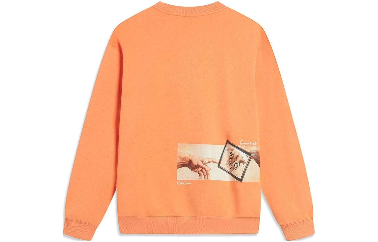 Li-Ning Way Of Wade Logo Sweatshirt 'Orange' AWDT941-7