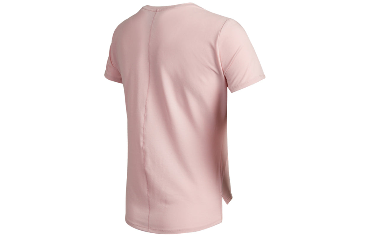 (WMNS) Nike Dri-FIT Training Sports Quick-dry Round Collar T-Shirt Pink DD0619-630