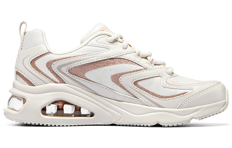 (WMNS) Skechers Tres-Air 'Shimm Airy - White Rose Gold' 177422-WTRG