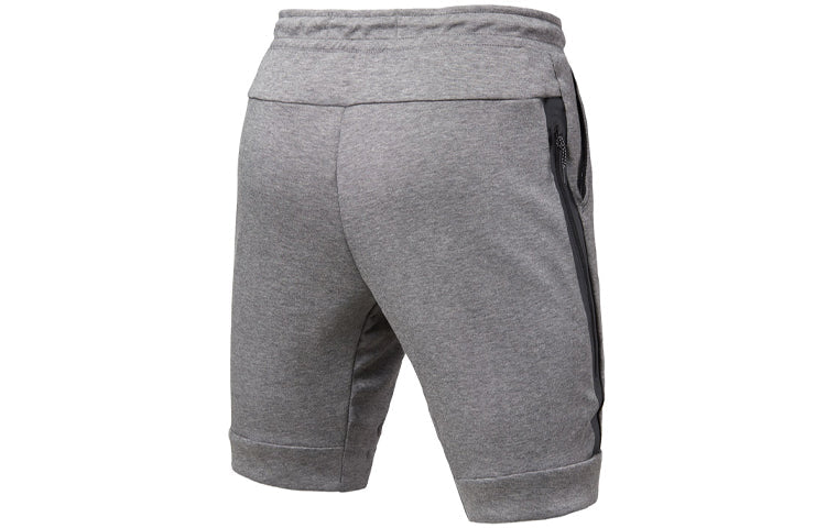 Nike Alphabet Logo Printing Lacing Loose Shorts Gray 805161-091