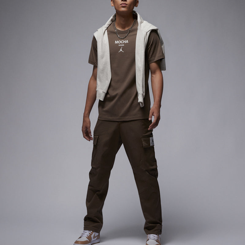 Air Jordan MOCHA Logo T-Shirt 'Brown' FQ6991-274