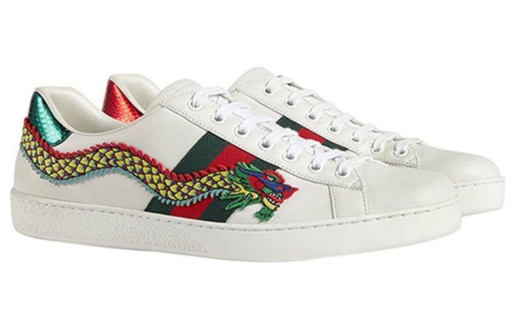 Gucci Ace Embroidered 'Dragon' 473764-A38G0-9064