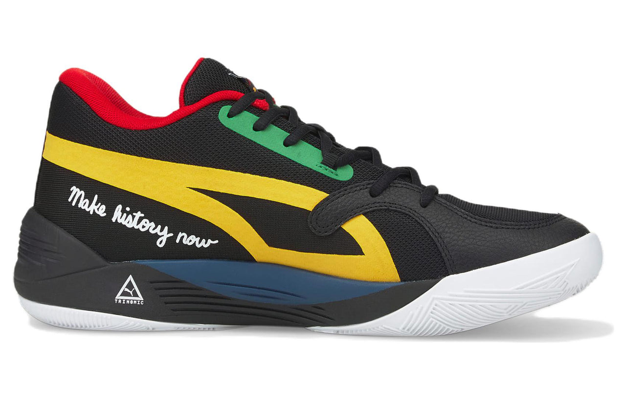 PUMA Black Fives x TRC Blaze Court 'Black Saffron' 376637-01