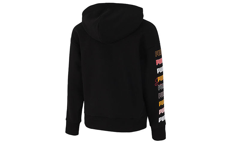 (WMNS) PUMA Classics Graphics Hoodie 'Black' 533155-01