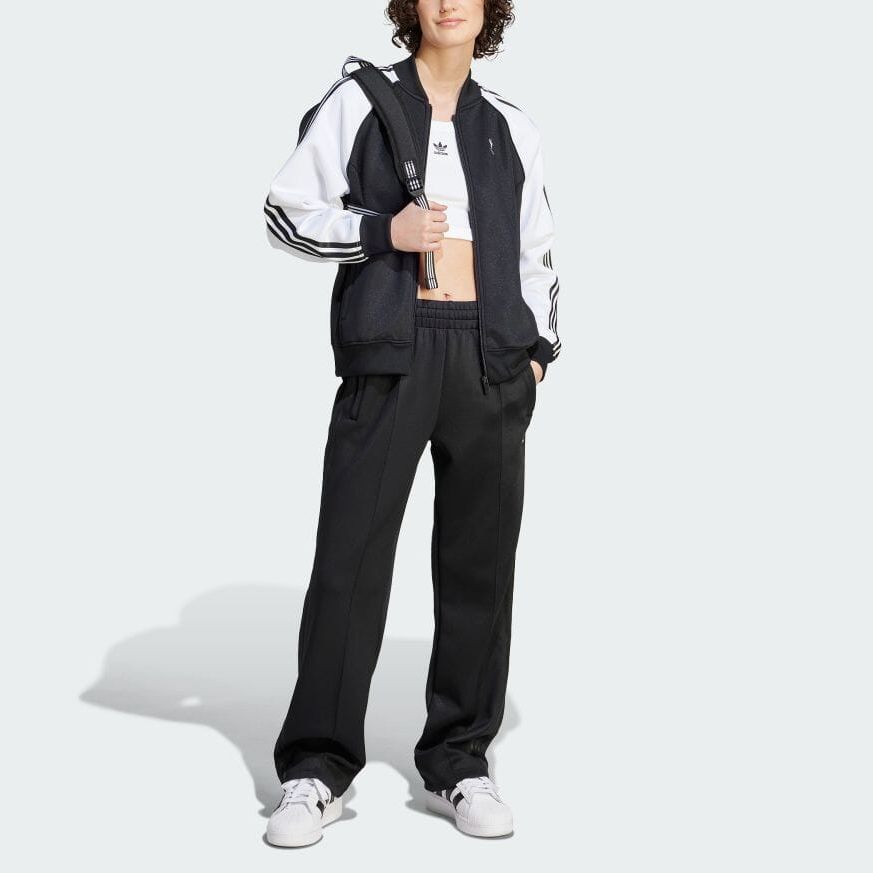 (WMNS) adidas Adicolor Classics Oversized SST Track Pants 'Black' IK6505