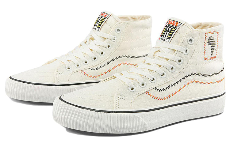 JUJU Surf Club x Vans SK8-HI 'White Orange Black' VN0A4BX6YQ1