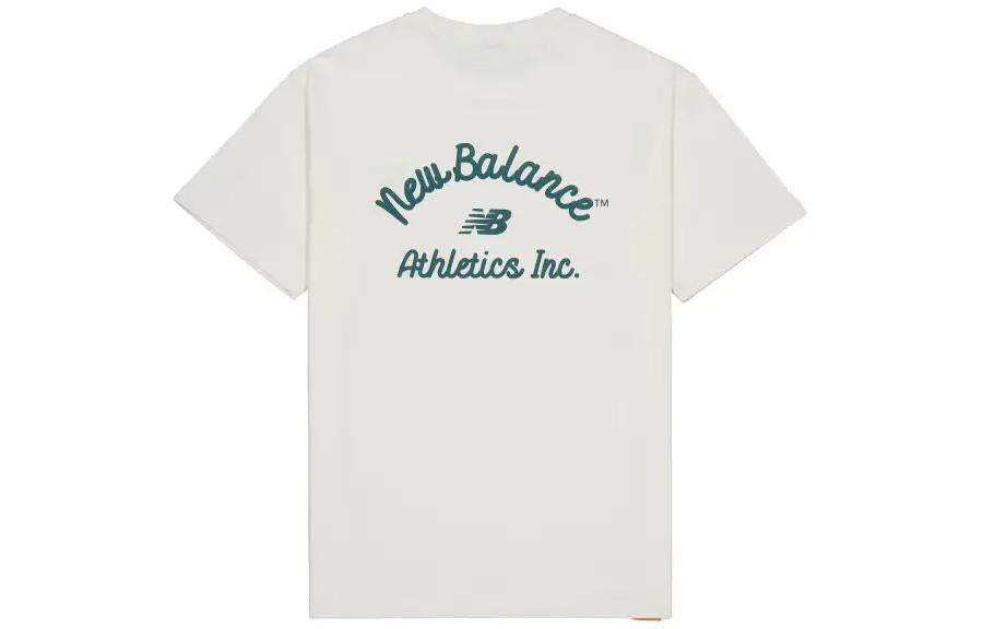 New Balance Athletics Back Print T-shirt 'White' AMT42323-CIC