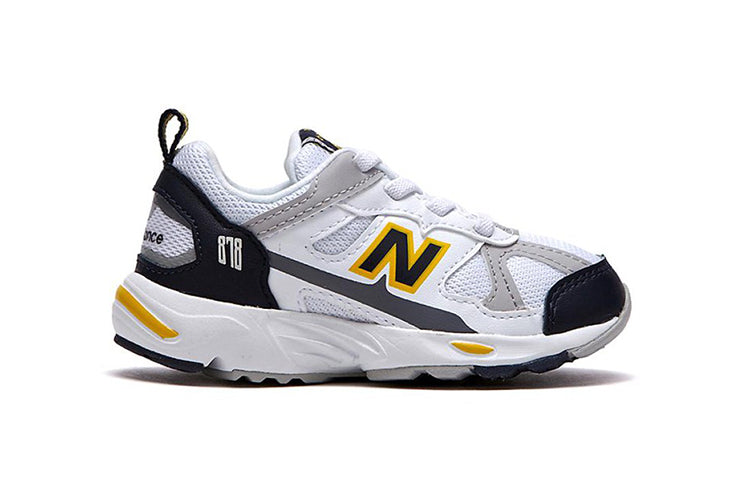 (TD) New Balance 878 Series Low-Top Running Shoes White IV878AC