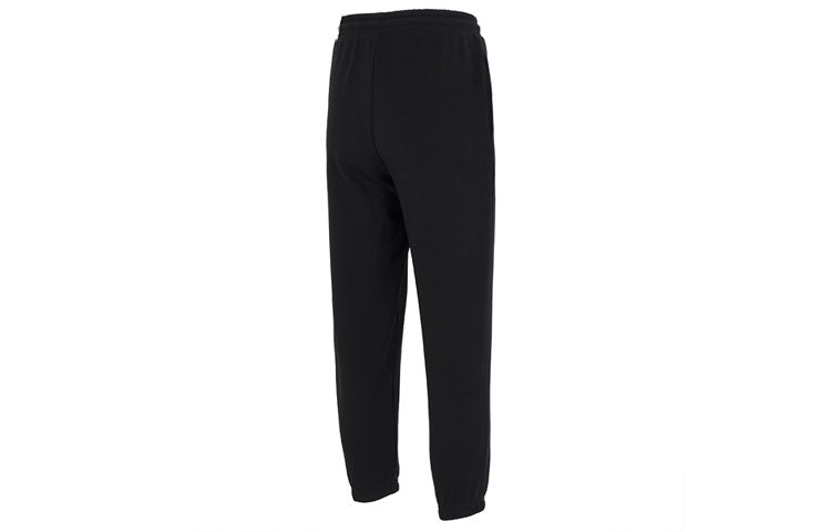 Men's adidas Knit Pants Label Logo Casual Sports Bundle Feet Long Pants/Trousers Autumn Black HZ7023