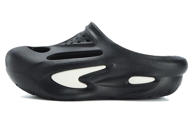 (WMNS) FILA FUSION Shell Slippers 'Black' T12W321505FBS